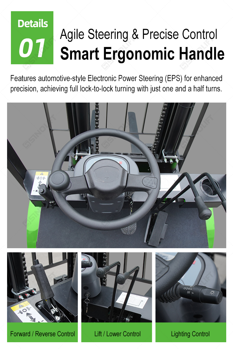 MA7 Series 2.0-3.5T Lithium-Ion Battery Operated Forklift | Fast Charging & Heavy Duty