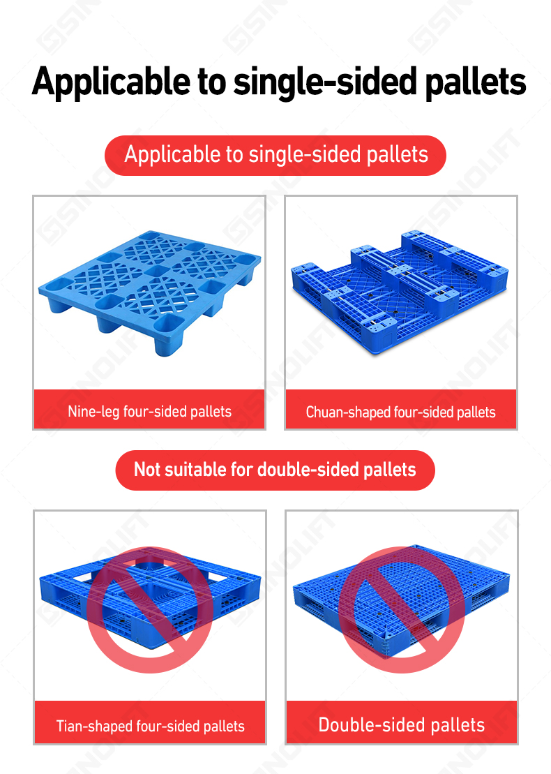 applicable to single-sided pallets