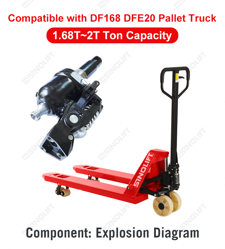 Pre-charged hydraulic pump cartridge for DF168/DFE20 with 15-minute installation