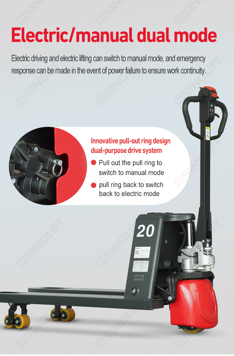 T20 Electric Walkie Pallet Truck – Efficient, durable, and easy-to-use for heavy-duty transport.