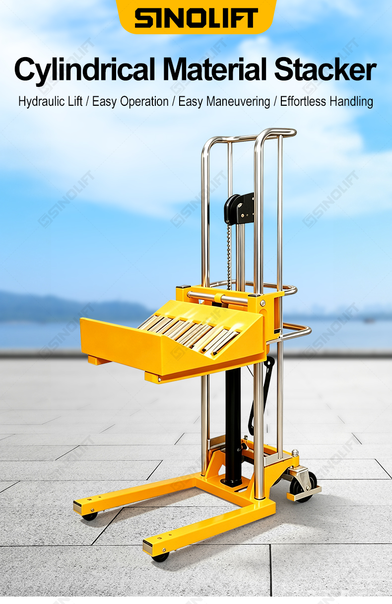 PV Manual Roll Handling Stacker for Film, Paper and Cylindrical Rolls