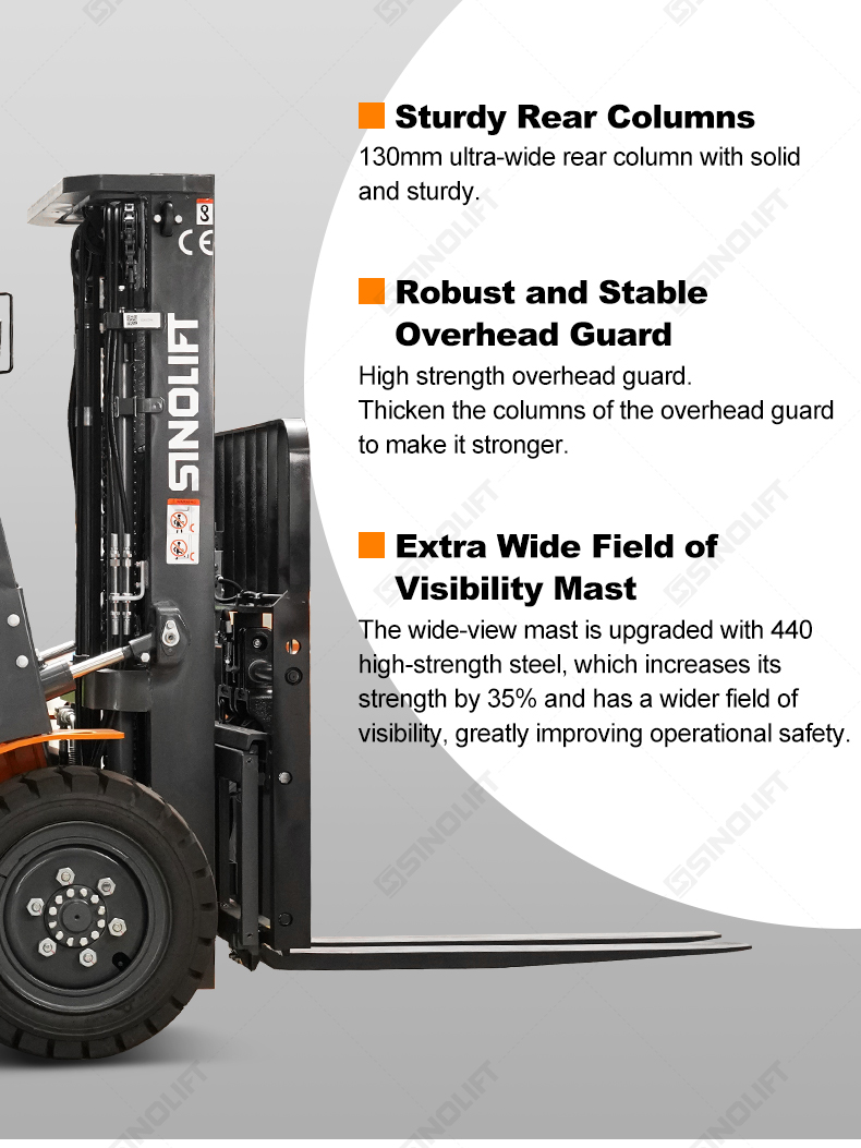 Achieve high-efficiency material handling with the upgraded T Series internal combustion forklift, featuring a compact design, low emissions, and robust construction.
