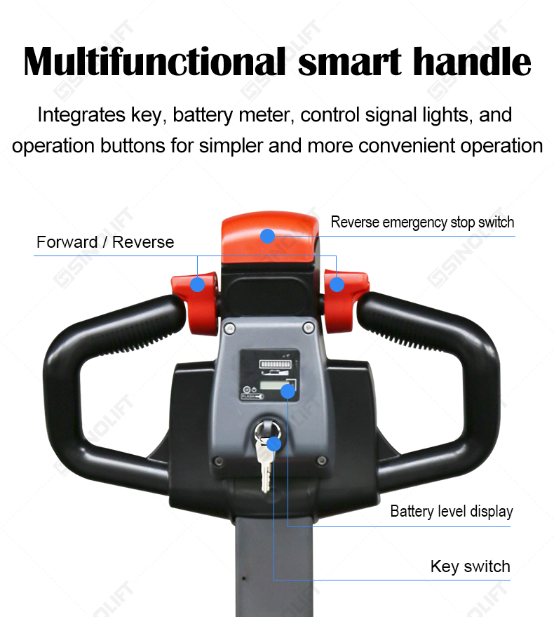 High-performance electric pallet truck for efficient warehouse material handling