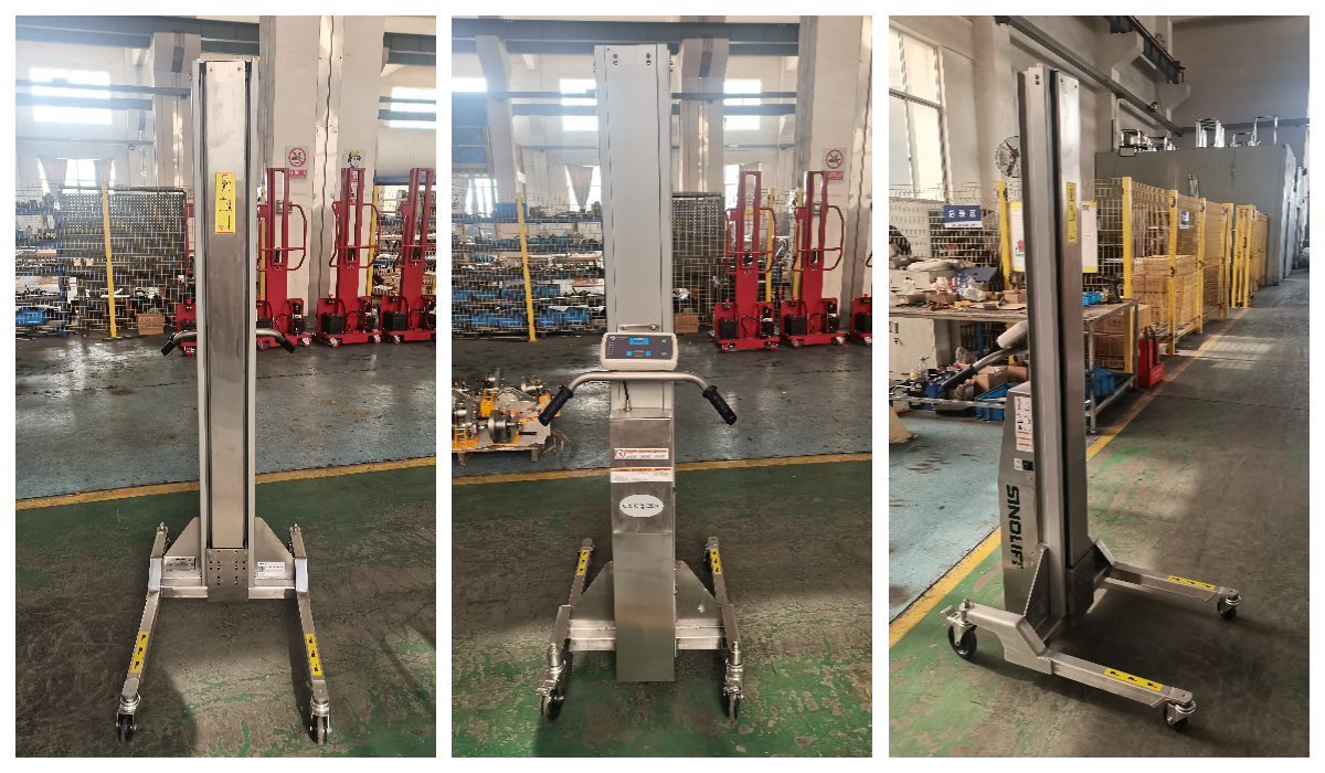 Stainless Steel Electric Work Positioner with High-Precision Ball Screw Adjustment