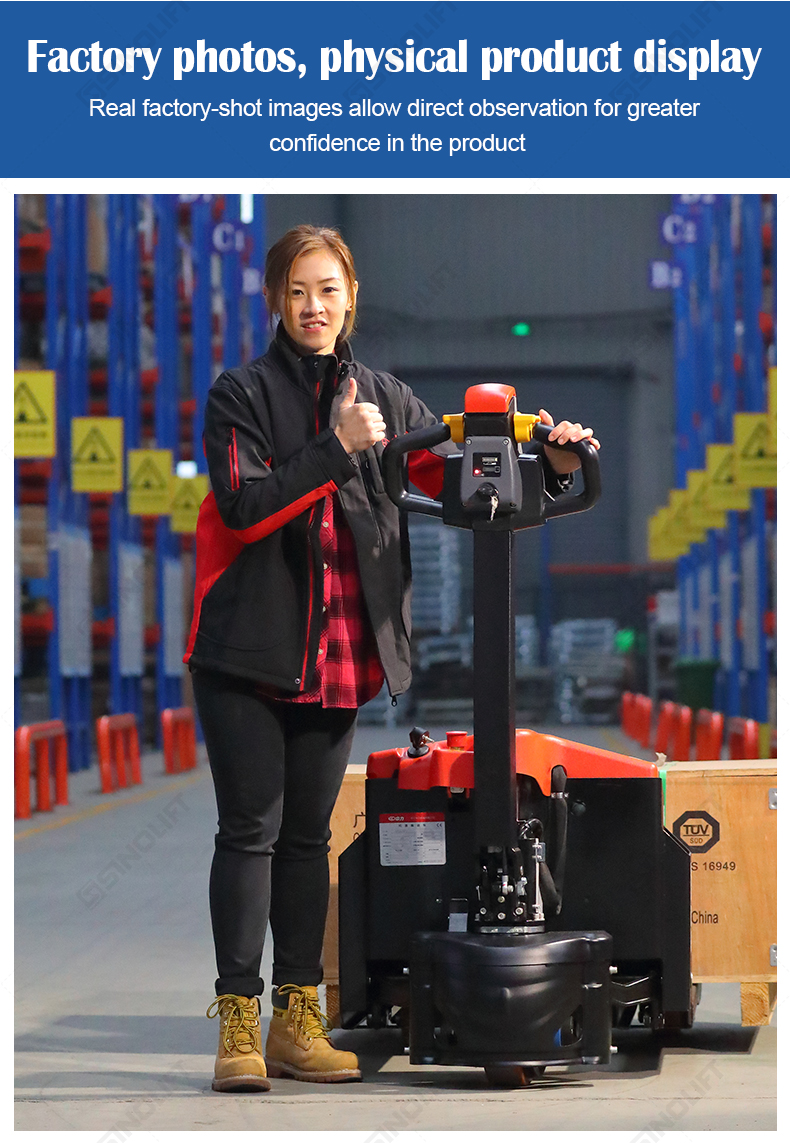 Long-lasting battery-powered pallet truck for continuous warehouse operations