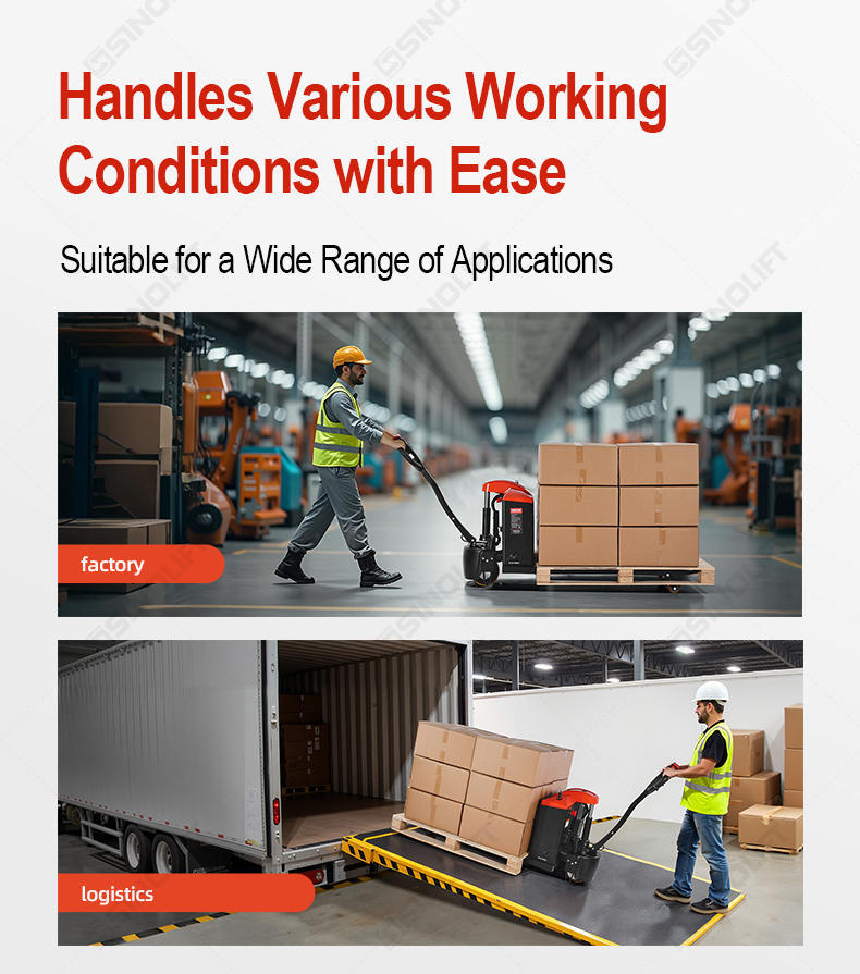 EPT15Q EPT20Q EPT30Q Electric Pallet Truck with Maintenance-Free High-Capacity Battery