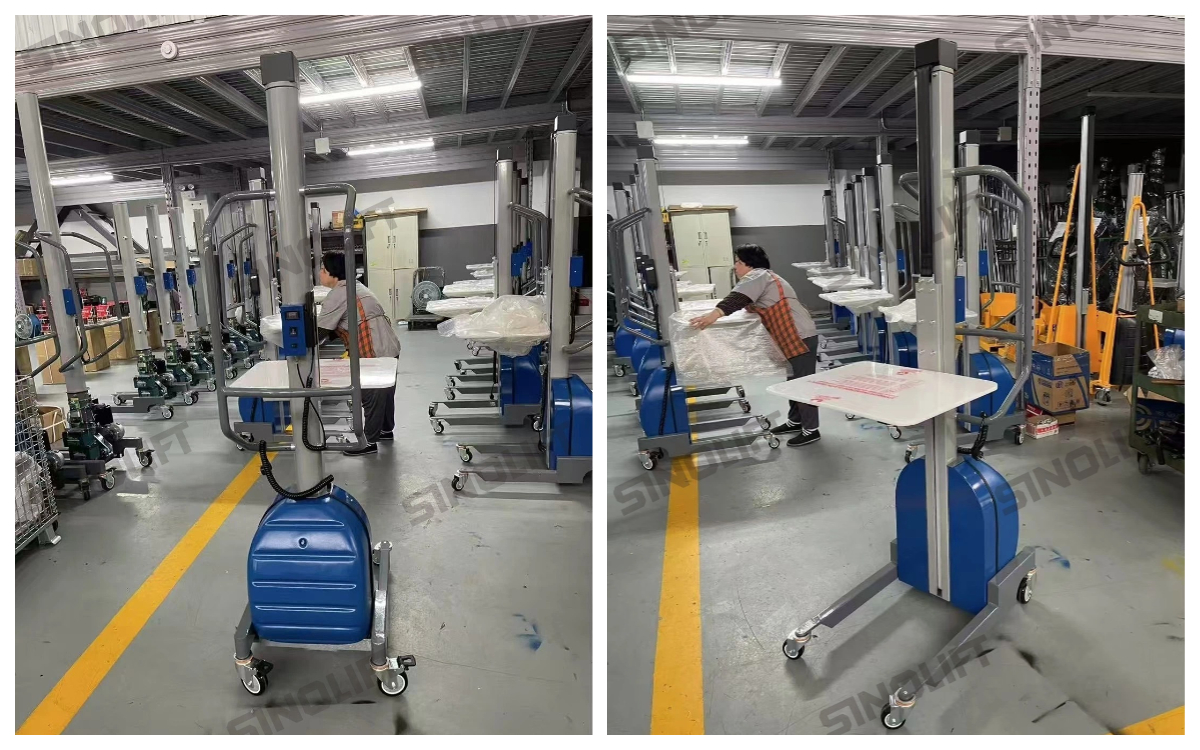Compact electric positioning system for assembly line operations in manufacturing plant