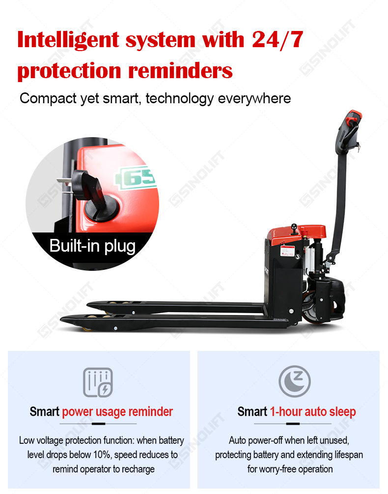 EPT20-15ET2 electric pallet truck with diagnostic alerts for quick troubleshooting