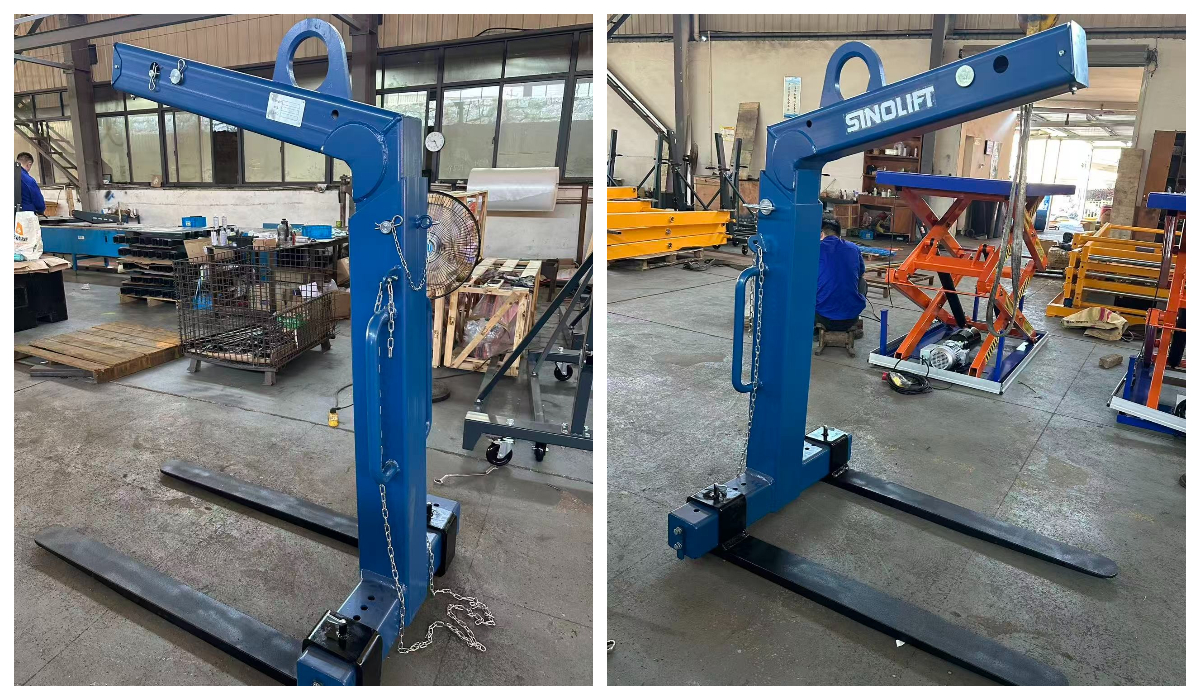 Transform your material handling with our Custom CY30 Crane Fork. This heavy-duty 3-ton capacity lifter offers automatic balancing technology, eliminating manual adjustments. Perfect for diverse pallet sizes with adjustable forks and optimized for small-scale warehouse operations with 1.2m effective height.
