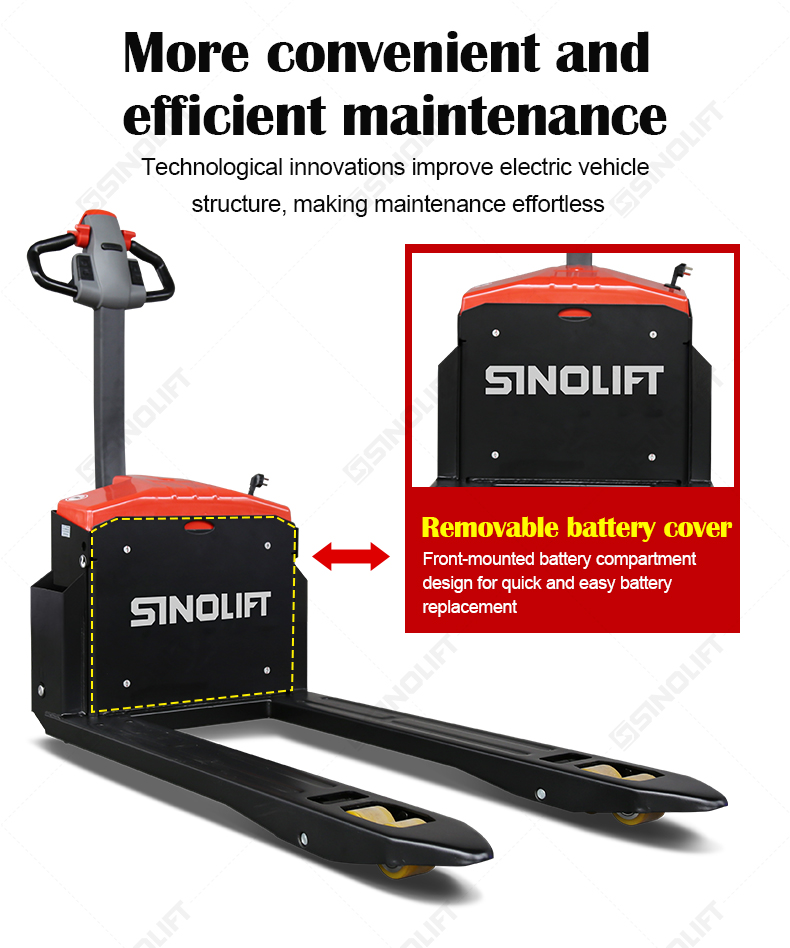 Reliable electric pallet jack for inter-site transport in industrial settings