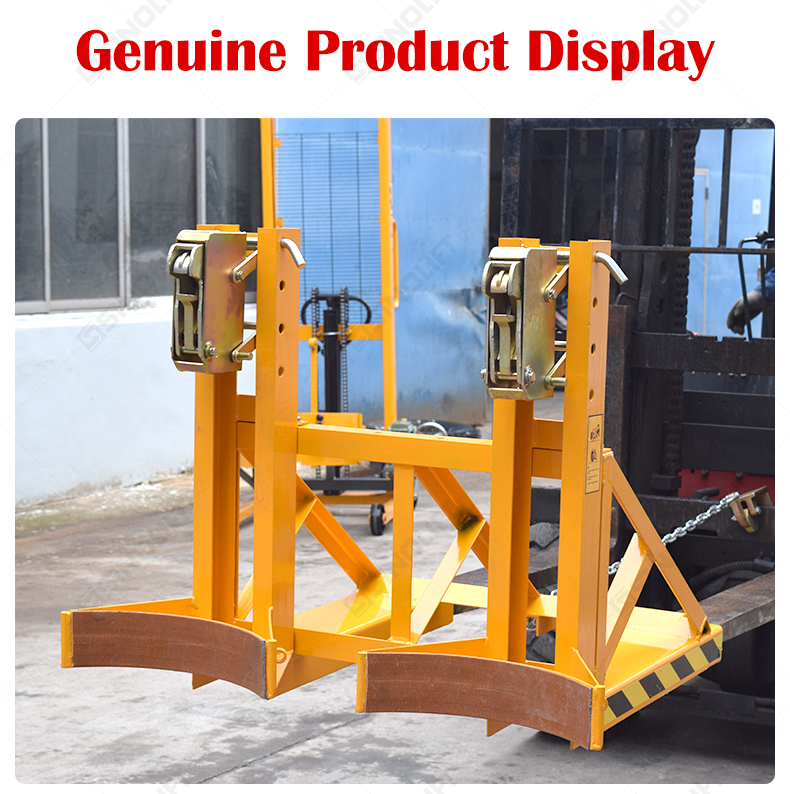 Steel and plastic barrel lifting tool