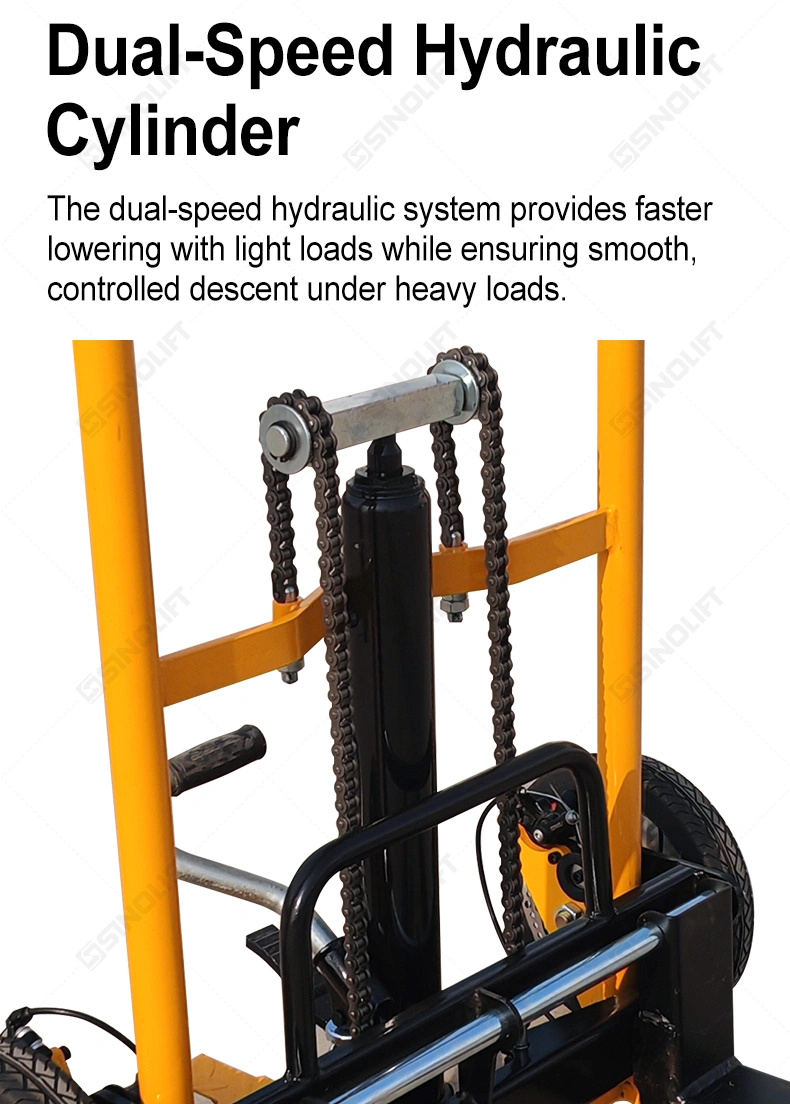 SINOLIFT GL20 Series Portable Manual Stacker – 200kg Capacity with Foldable Forks (GL20A/GL20B)