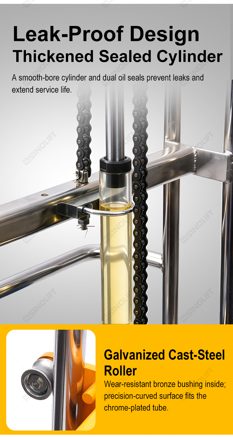 PV Manual Roll Handling Stacker for Film, Paper and Cylindrical Rolls