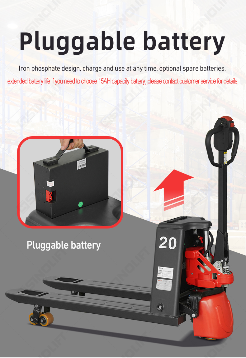Lithium-Ion Powered Pallet Jack1