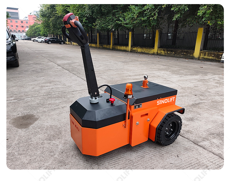 Emergency stop function on the Sinolift ML600 smart electric tugger