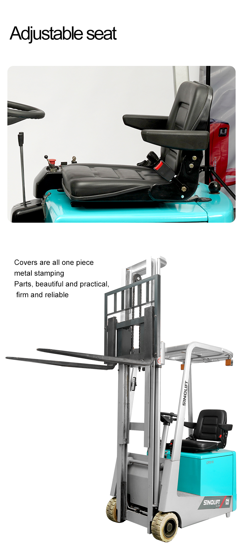 Three Wheel Electric Forklift