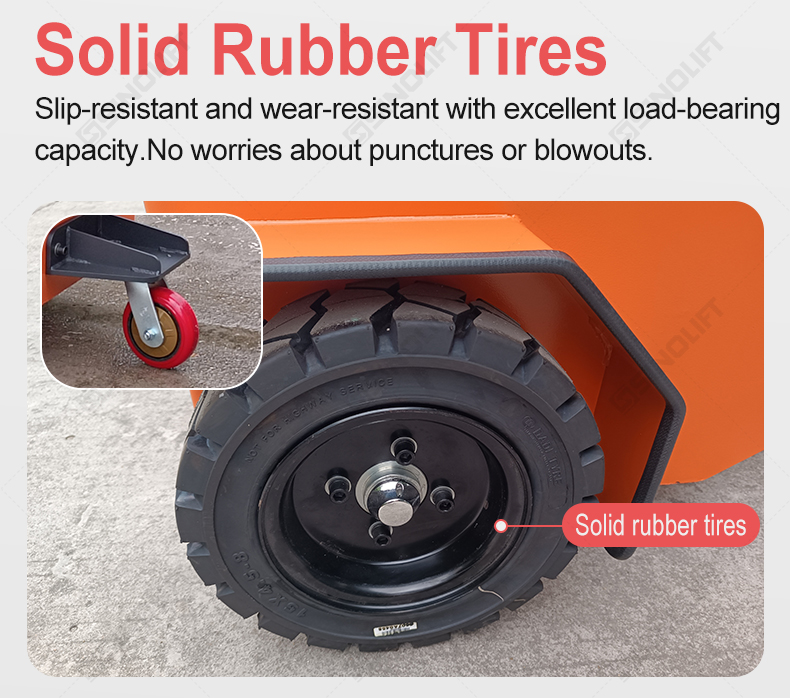 Durable steel frame construction of ML series electric tuggers