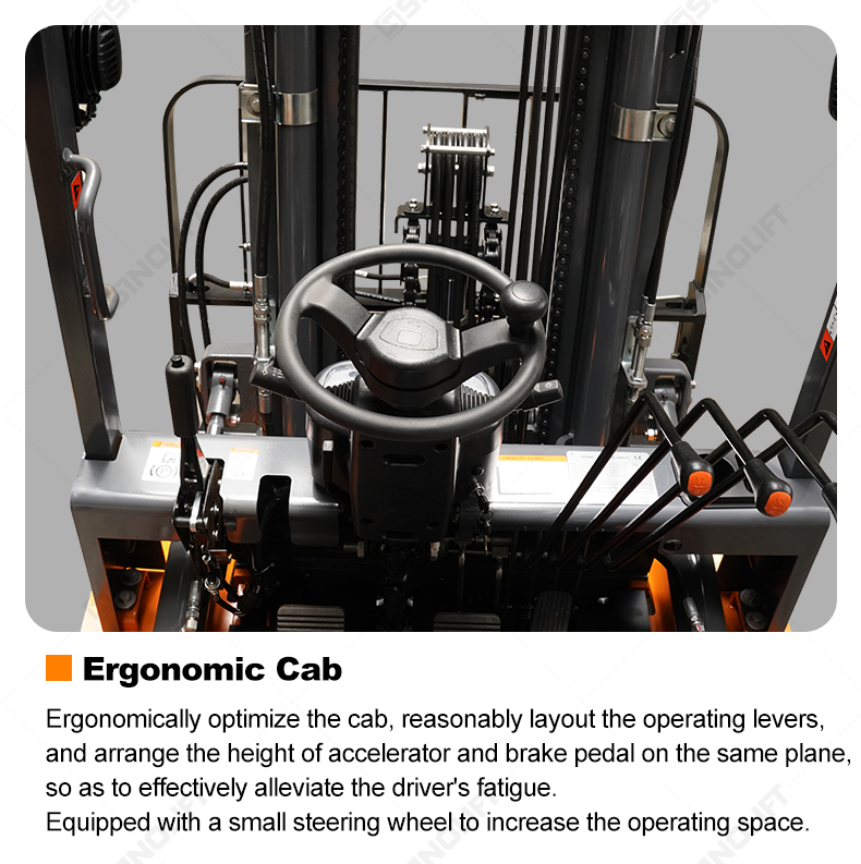 Designed for productivity, the T Series 3.0-4.0T forklift combines advanced global technology, excellent fuel efficiency, and operator-centric ergonomics.