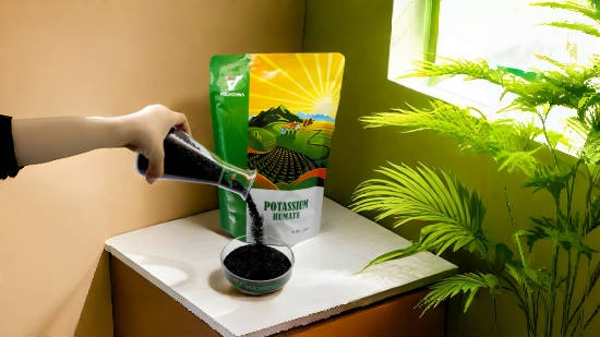 1kg bag , humate de potassium , 100% soluble in water organic fertilizer