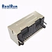 Shielded Without Magnetics 8P8C RJ45 Right PCB Mount modular jack rj45 connector
