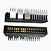 TE 2057372-1 Board To Board Dual Slot Female Assembly Sec II Power 16 Signal 6 Power Card Edge Connector
