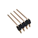 PCB Connector Through Hole Header 2.54Mm Single Dual Row Solderless Press Fit Pin Header