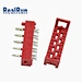 Molex 1.27MM 4 6 8 10 12 14 16 18 20 22 24 26 Pin Micro Match Connectors Female Straight Dip Type Flat Cable Connector