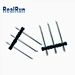 Pin Header 5mm Pitch 10A Single Row Straight Type 1x3P 5.0 Round Pin Header Connector