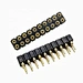 Fast Delivery 1.27 2.0 2.54 Mm PCB Receptacle Beryllium Copper Connector H7.43 Pin Header 20 Pos Straight Round Female Header