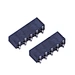 3.96mm Female Header Connector Single Row Straight SMT U Terminal 1*5P 1*20P