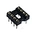 CONN IC DIP Socket 2.54mm Pitch 8POS GOLD Tin 2*4 / 8 Position 7.62mm Row Spacing Receptacle SIP Connector