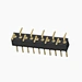 Pcb Connector Round Pin Straight Header 2x40 1x40 Pin Single Double Row 2.54 2.0 1.27mm Vertical Right Angle Pcb Male Pin Header