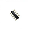 RealRun 1.27mm Pitch 1*9 Pin Round DIP IC Socket Connector Professional Manufacturer of Single Row Male Header