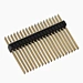 Series Male Straight Pin Header Connector 20Pin Pitch 1.0mm for PCB Rated Current 0.75A