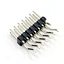 1.0mm 1.27mm 2.0mm 2.54mm 3.96mm 5.08mm Pitch Double Row 2.54mm Male Gold Flash Plated Board-to-Board Pin Header PCB Electronic
