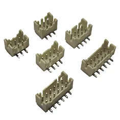 RealRun PHD 2.0mm Pitch 6P/8P/12P SMT Vertical Mount Brass Contact Wire Board Connector -25~+85 Operating Temp Support