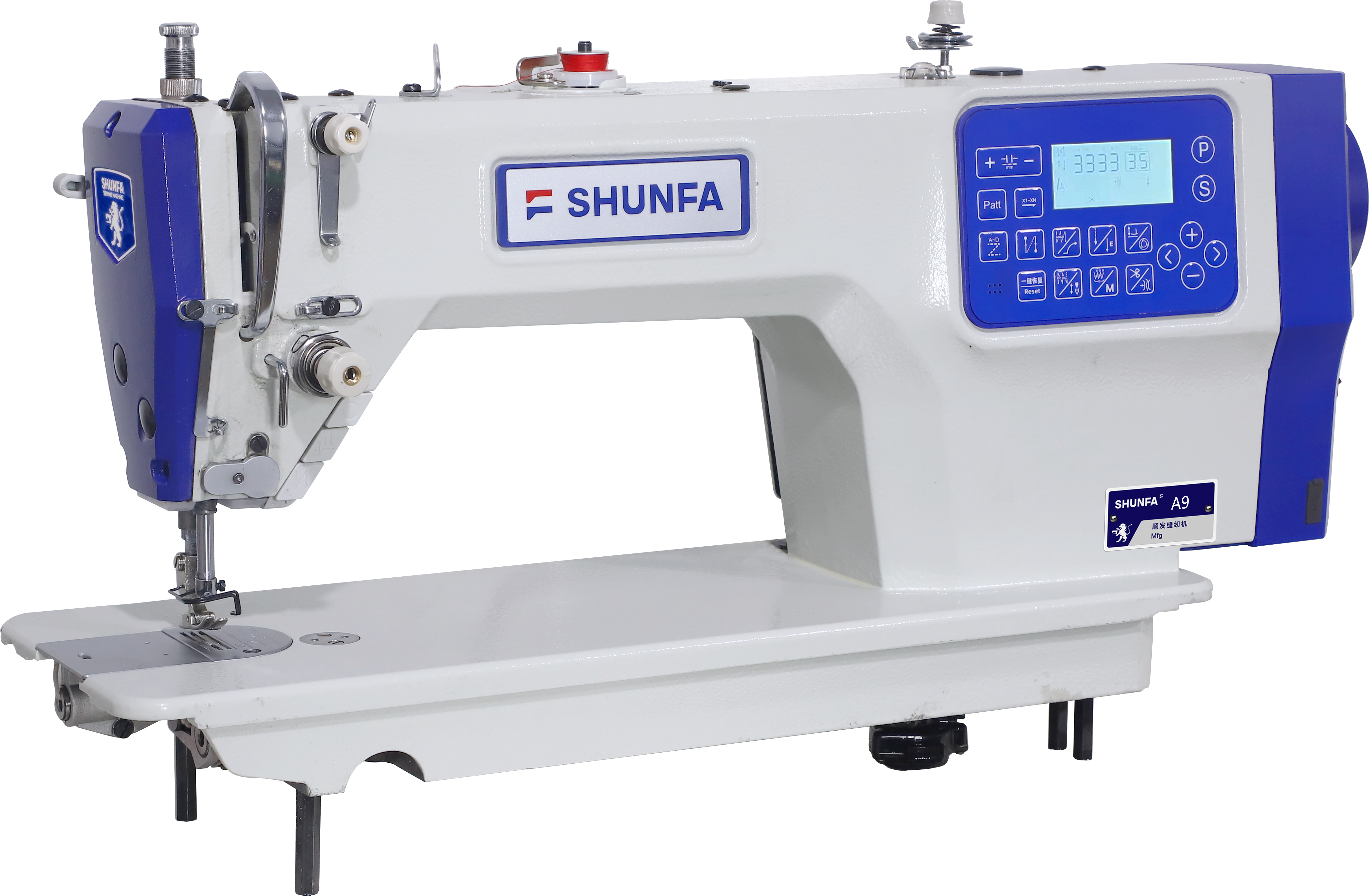 Upgraded single-step-motor-drive lockstitch sewing machine (suitable for different type of fabric‚ large operation space)