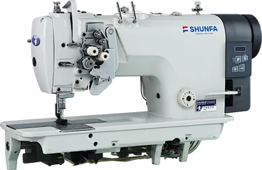 industrial double needle lockstitch sewing machine
