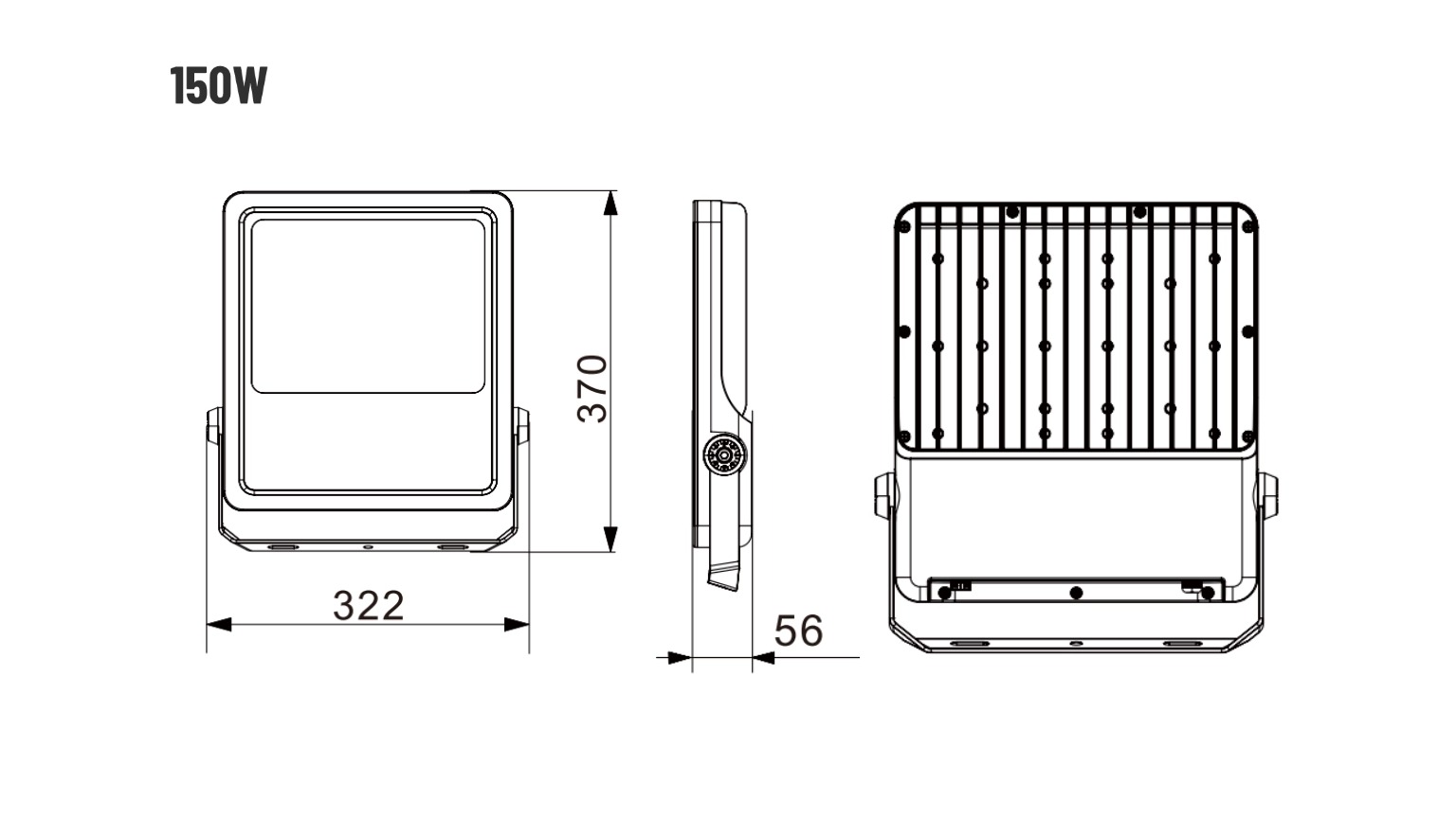 150W flood light