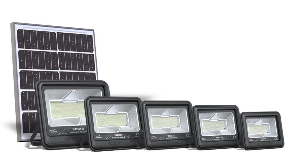 ABS solar flood light