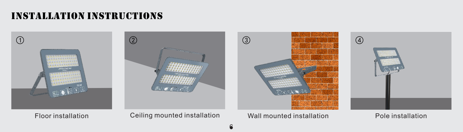 Solar Flood light
