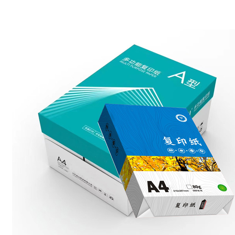 OEM ODM 100% Virgin Pulp High Brightness 210x297mm 500 Sheets Per Ream Office Photocopy Paper