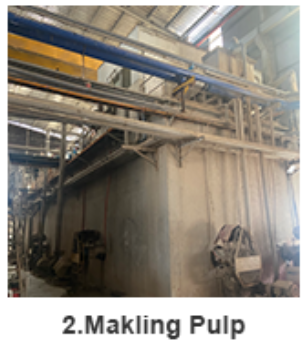 medium paper manufacturing process - making pulp