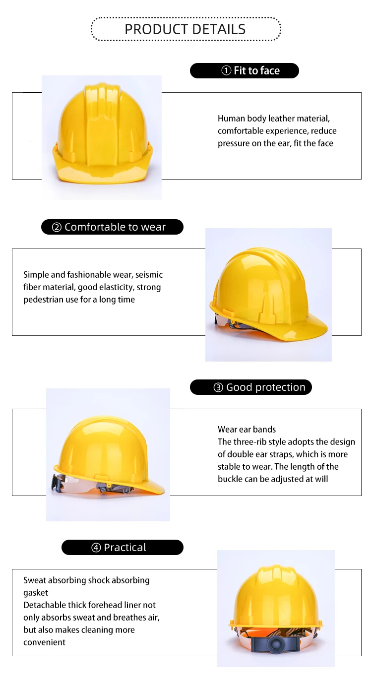construction hard hat with chin strap