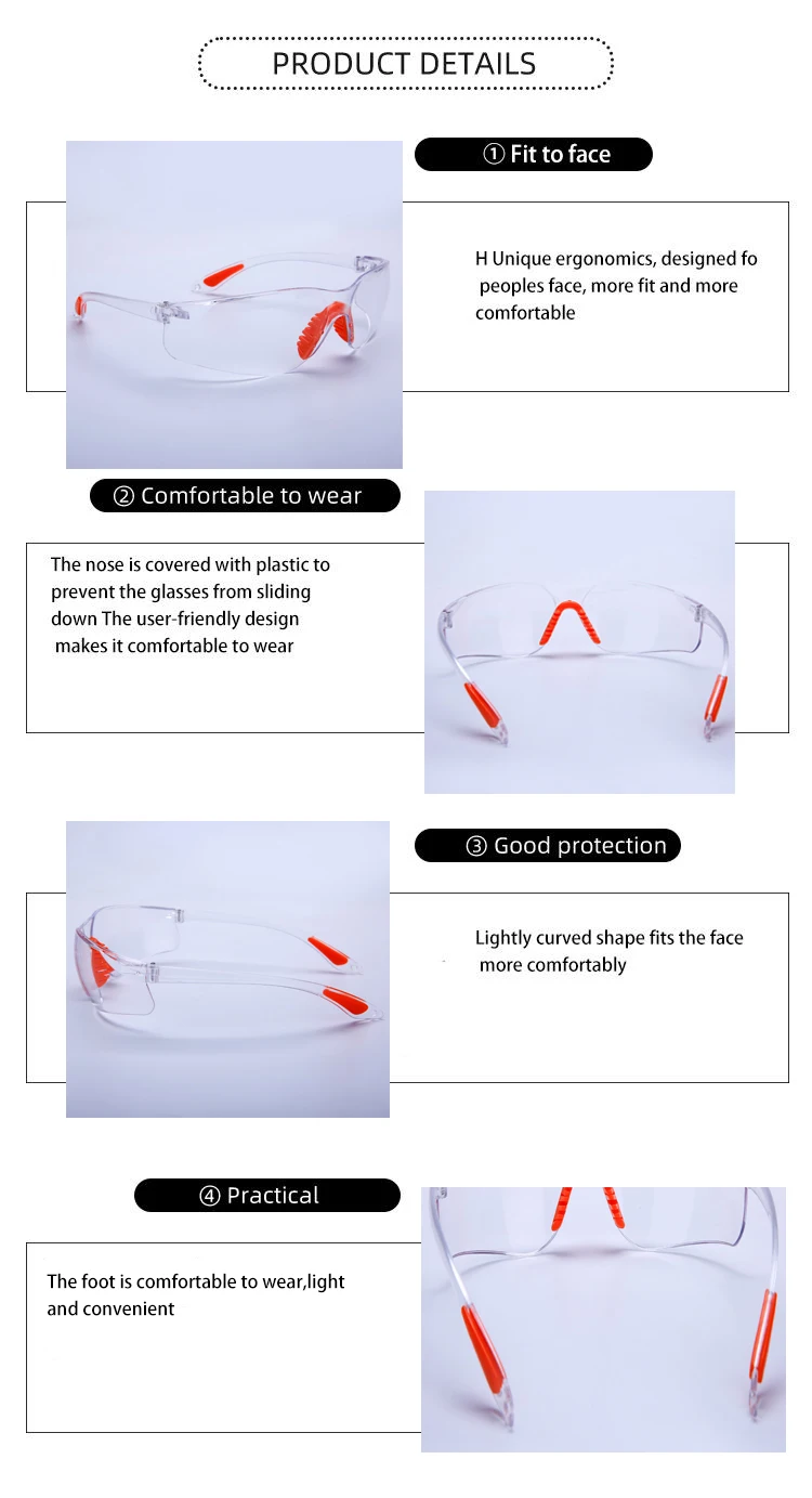 safety glasses with nose guard