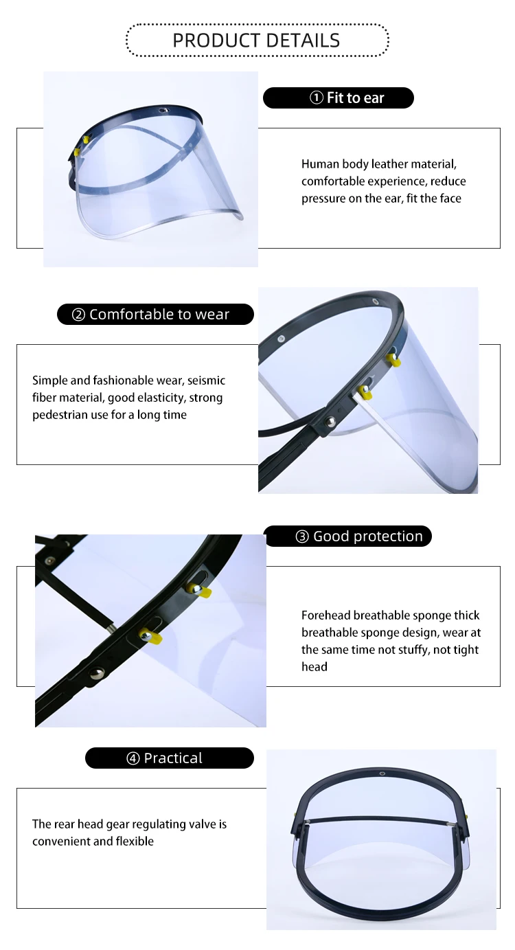 face shield bracket for hard hat