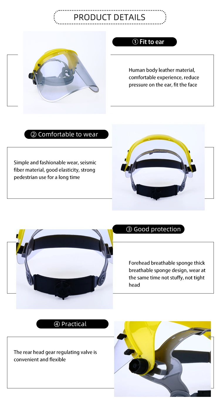 polycarbonate face shield