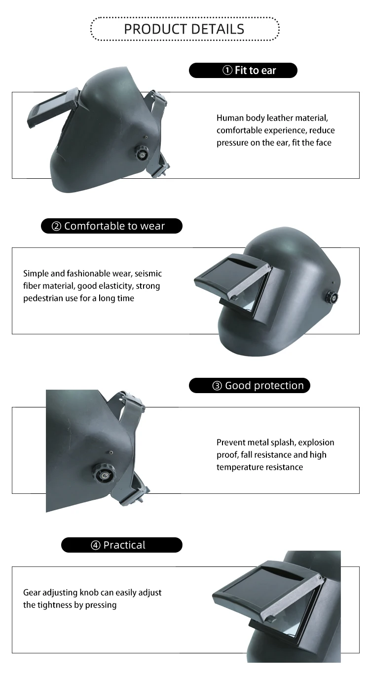 large view welding mask