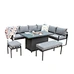 5pcs Sofa Set With Fire Pit Table