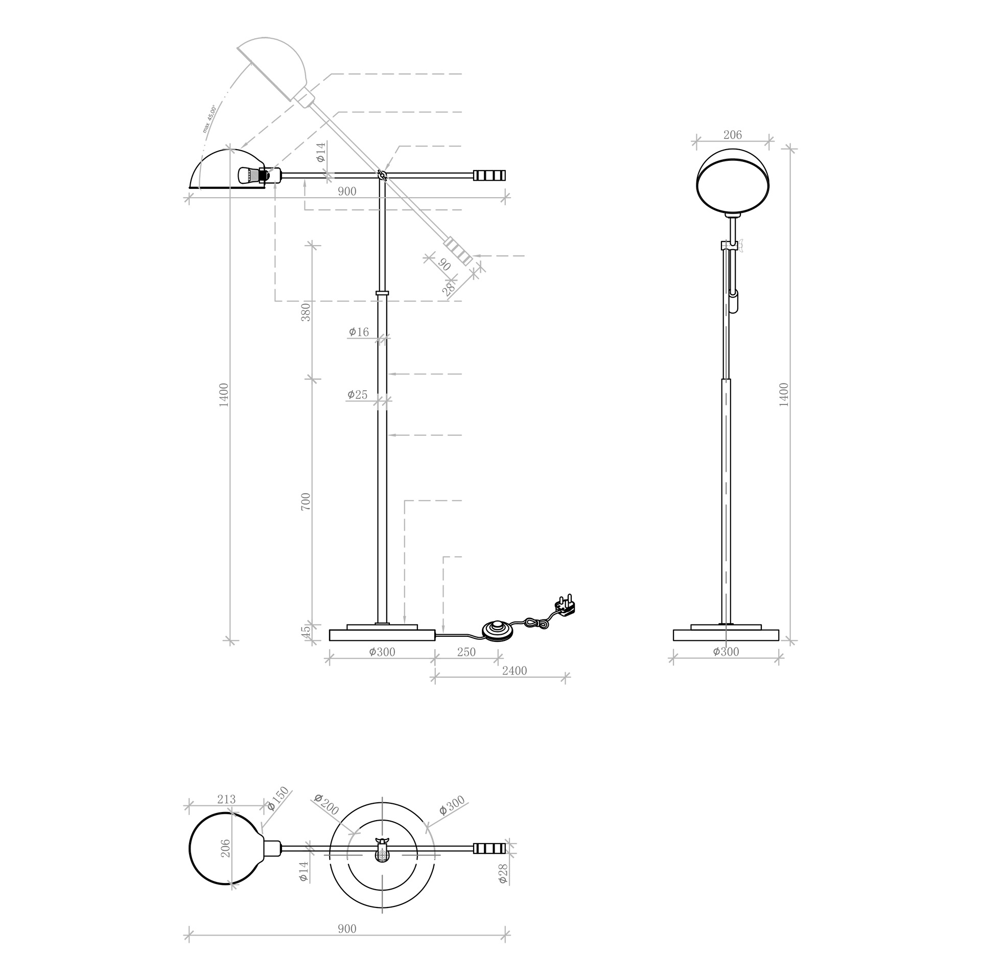 #adjustable floor lamp for reading  #adjustable floor lamp  #adjustable led reading floor lamp